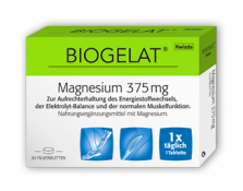 Biogelat Magnesium 375mg Filmtabletten